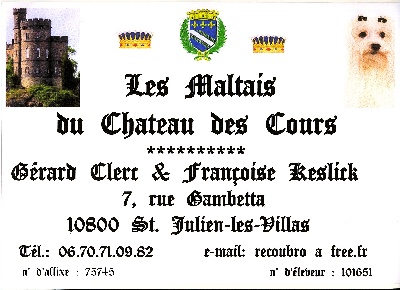 Du Chateau Des Cours - Bienvenue sur le site des Maltais du Château des Cours